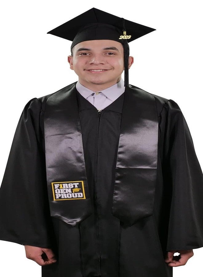 CLERKMANS Unisex First Generation Graduation Stoles, Fits All Body Types, Embroidered First Gen Proud Patch - Image 1